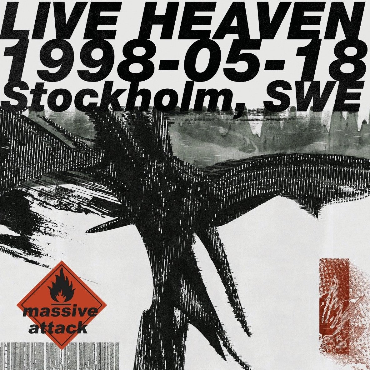 MASSIVE ATTACK – Live Heaven • Stockholm, Sweden 1998 LP (color