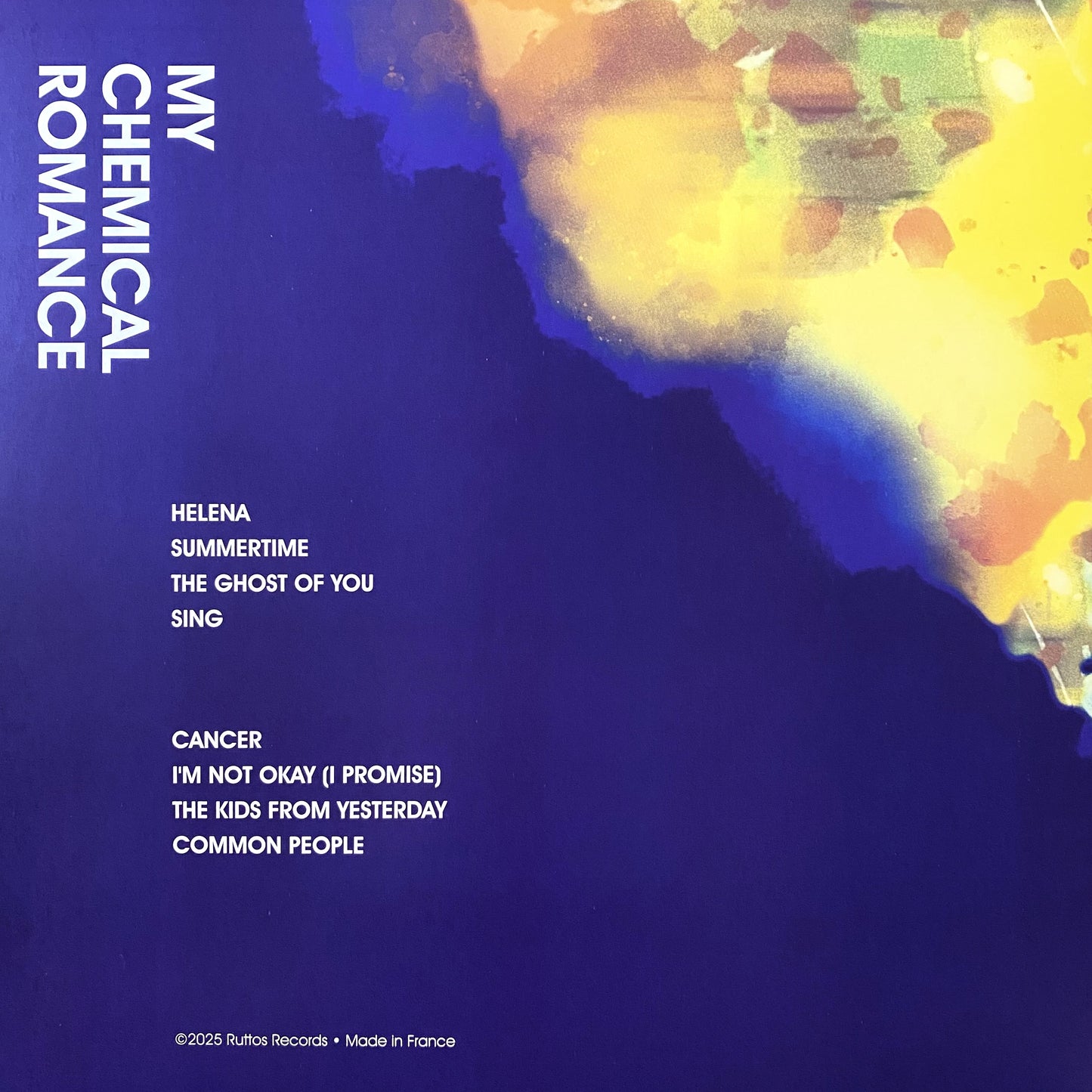 MY CHEMICAL ROMANCE – 2011 Live Acoustic At 98.7FM Penthouse LP (marbled color vinyl)