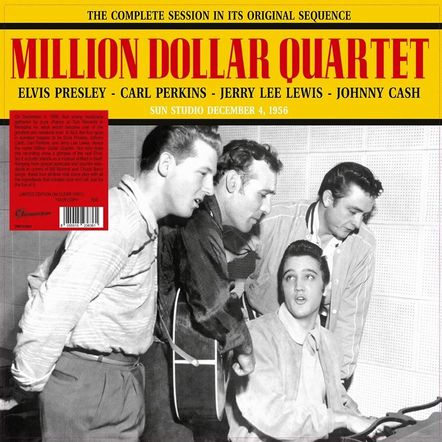 MILLION DOLLAR QUARTET – The Complete Session In Its Original Sequence LP (clear vinyl)