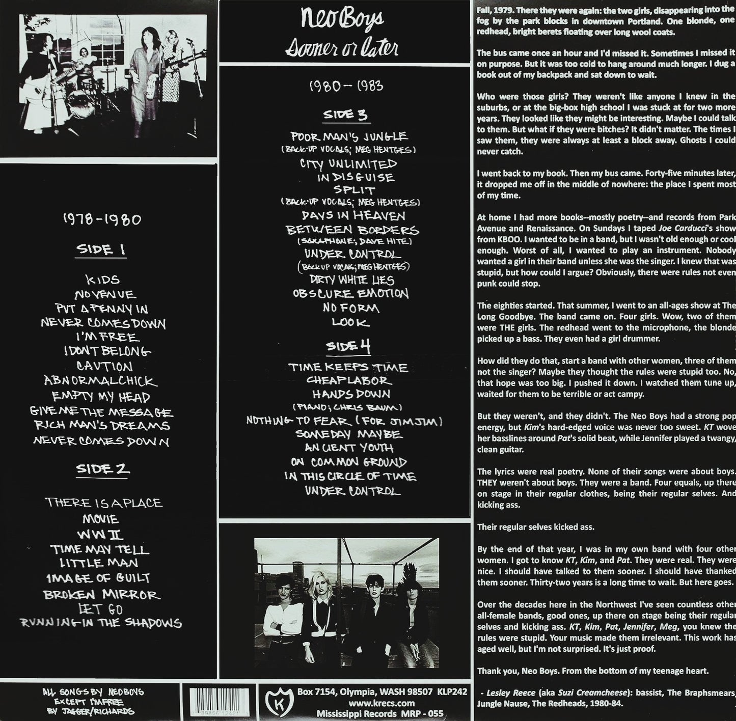 NEO BOYS – Sooner Or Later 2xLP