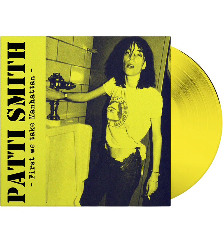 PATTI SMITH – First We Take Manhattan • Live At CBGB's 1979 LP (yellow vinyl)