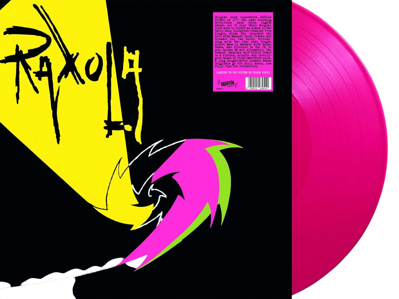 RAXOLA – S/T LP (pink vinyl)
