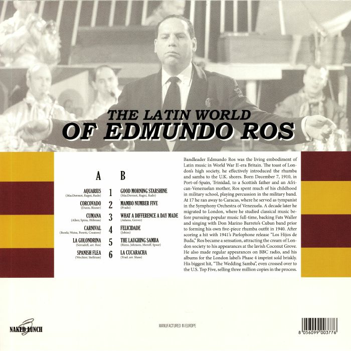 EDMUNDO ROS & HIS ORCHESTRA – The Latin World Of Edmundo Ros Vol. 2 LP