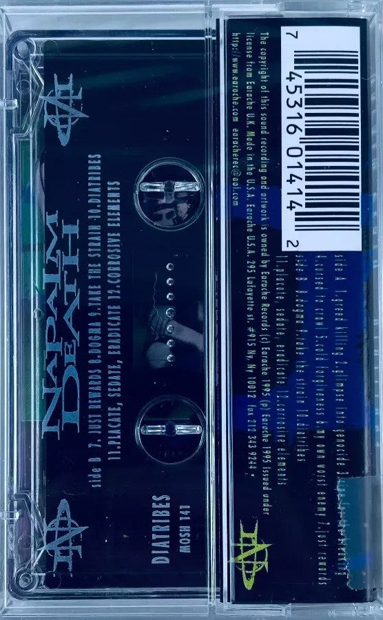 NAPALM DEATH – Diatribes Cassette
