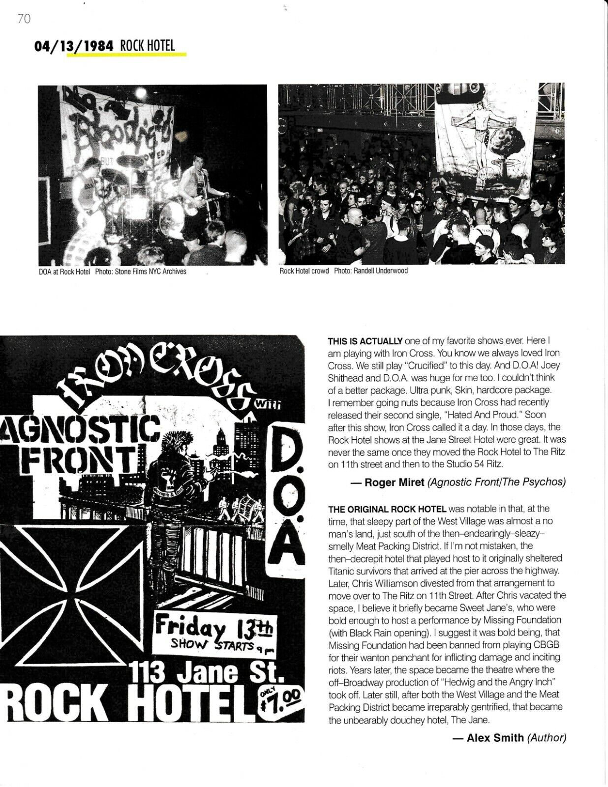 New York Hardcore Chronicles Vol. 1 (1980 - 1989): A Flyer Oral History by Drew Stone