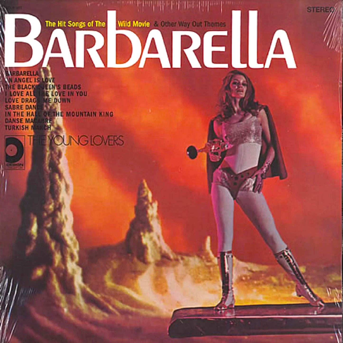 YOUNG LOVERS – Barbarella OST • The Hit Songs Of The Wild Movie & Other Way Out Themes LP