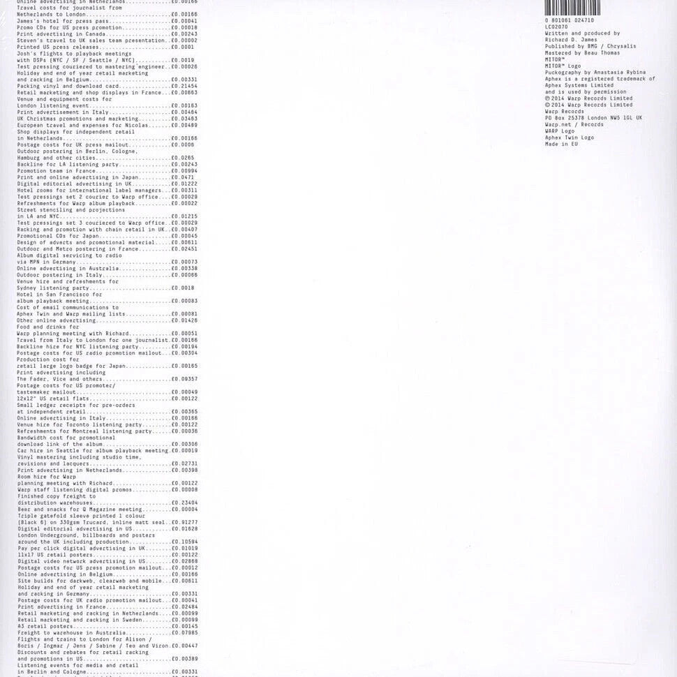 APHEX TWIN – Syro 3xLP