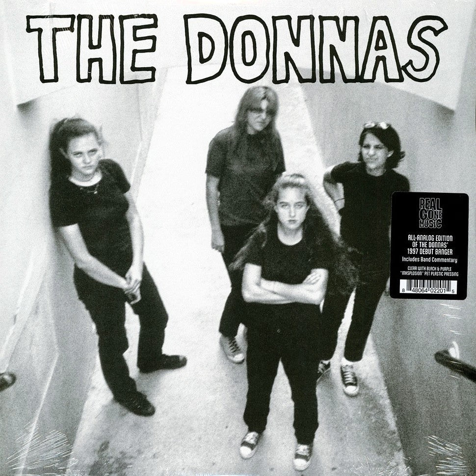 DONNAS – S/T LP ("Inksplosion" clear/black/purple vinyl)