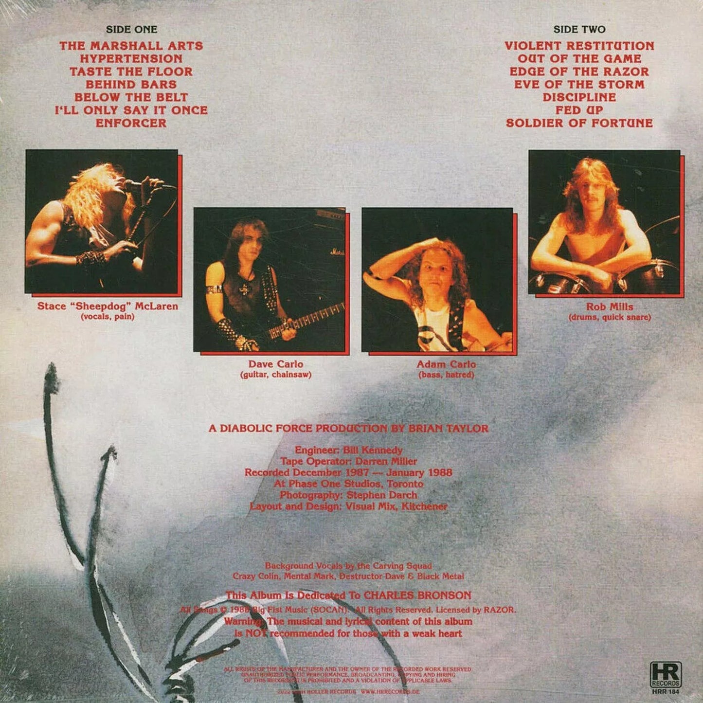 RAZOR – Violent Restitution LP (splatter vinyl)