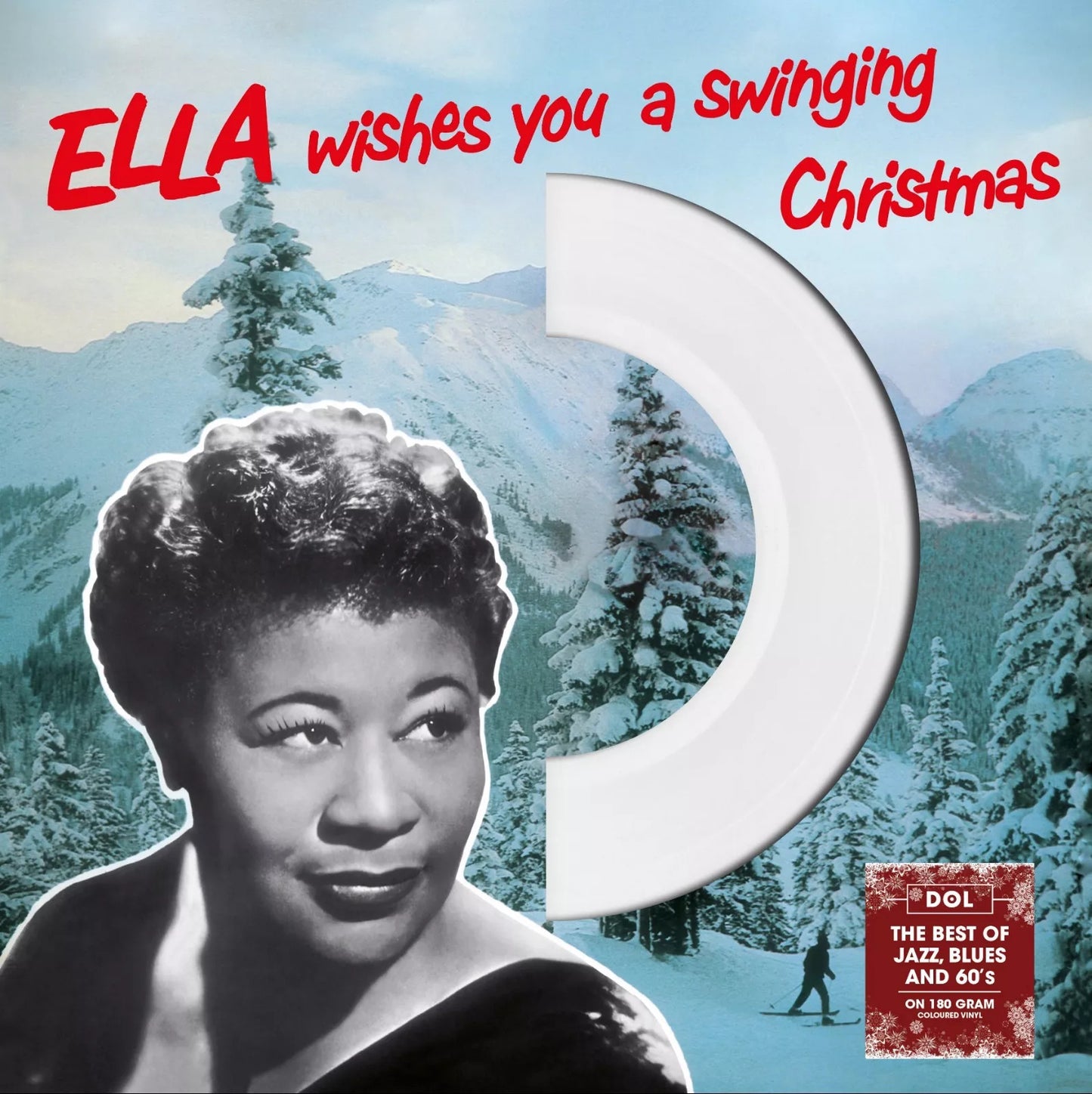 ELLA FITZGERALD – Ella Wishes You A Swinging Christmas LP (color vinyl)