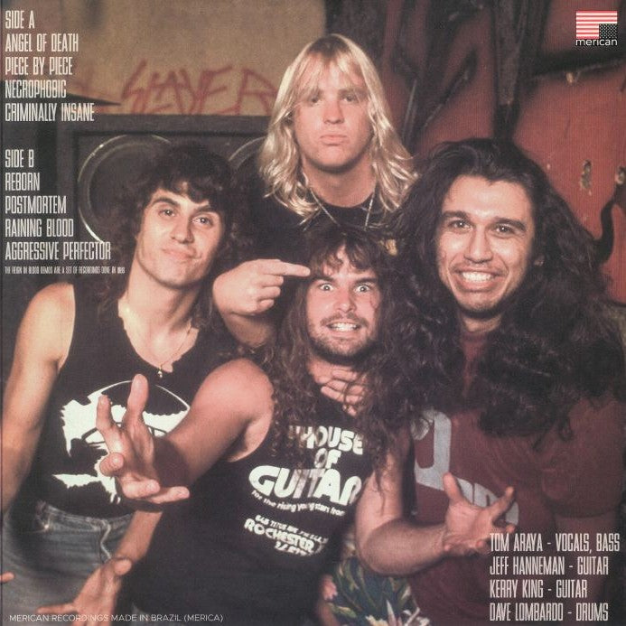 SLAYER – Reign In Blood Demo 1986 LP (marbled vinyl)