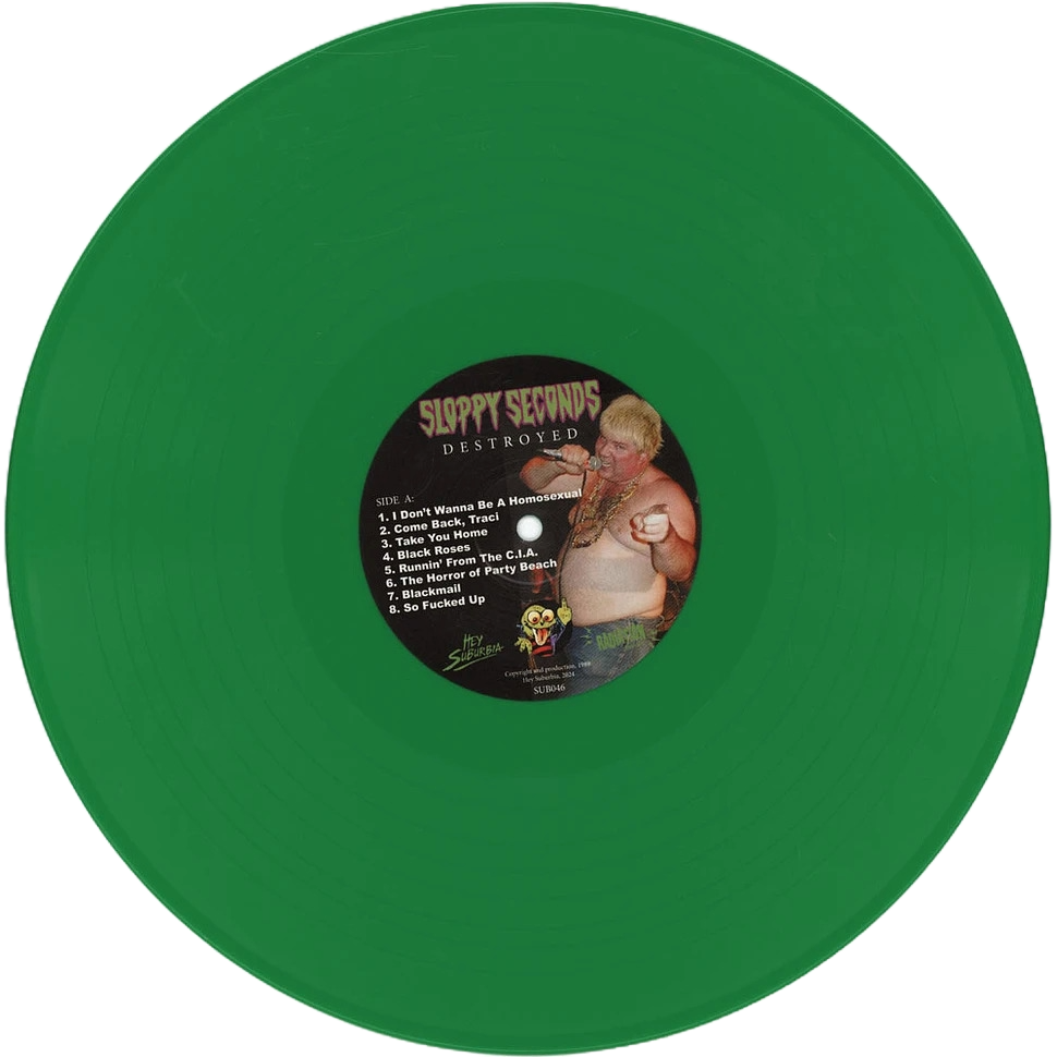 SLOPPY SECONDS – Destroyed LP (green vinyl)