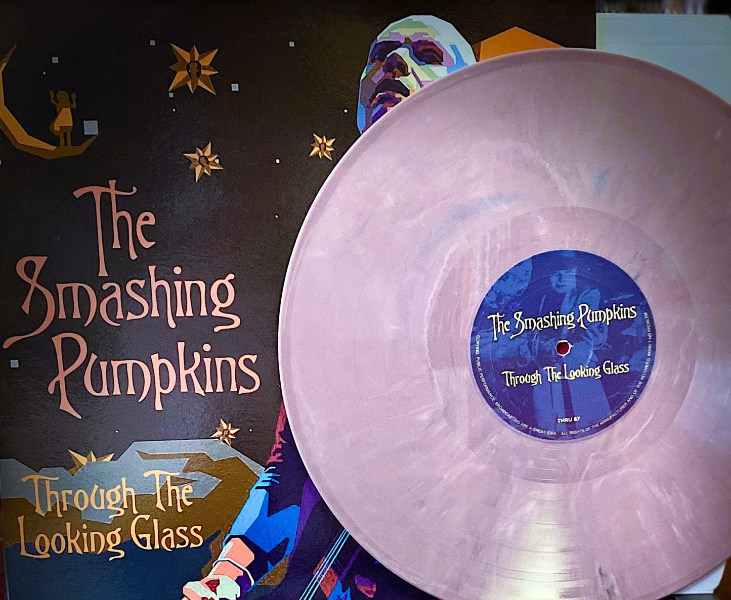 SMASHING PUMPKINS – Through The Looking Glass LP (mauve marbled vinyl)