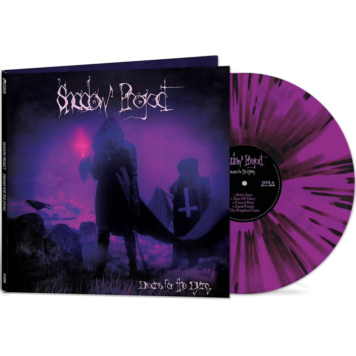 SHADOW PROJECT – Dreams For The Dying LP (purple/black splatter vinyl)