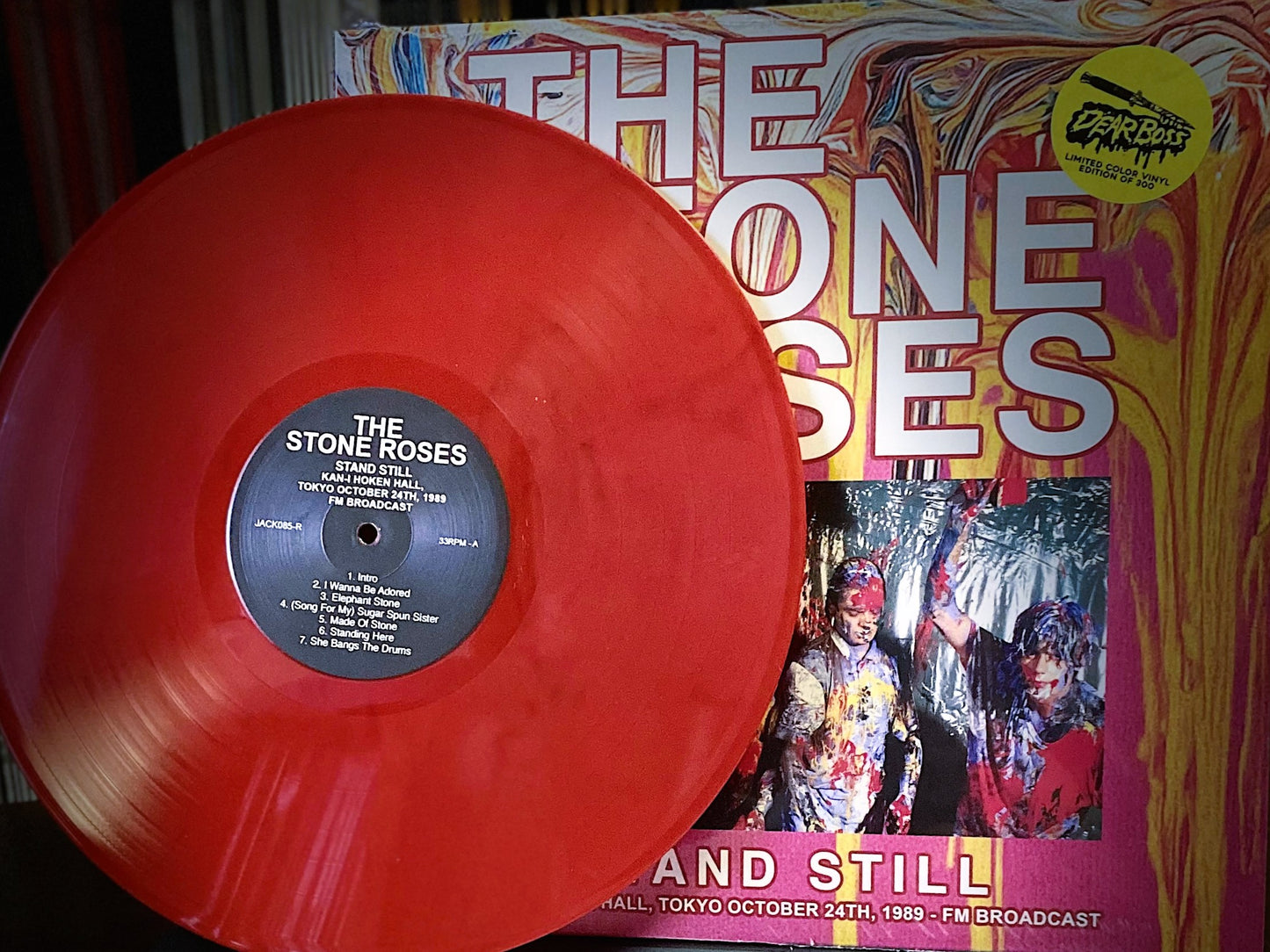 STONE ROSES – Stand Still LP (red marbled vinyl)