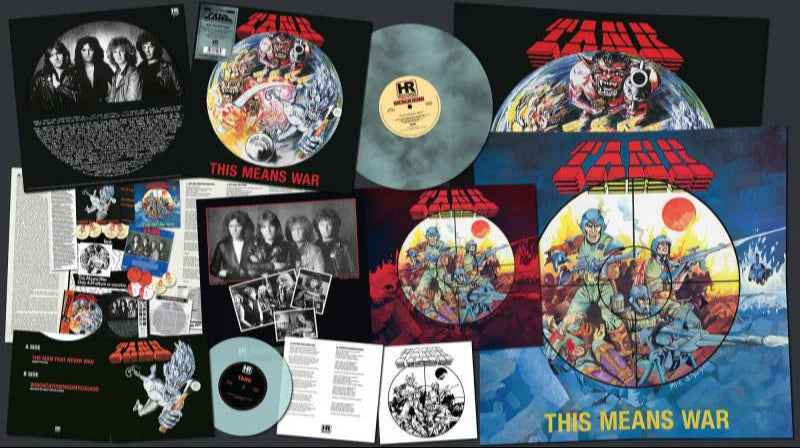 TANK – This Means War LP + 7" (cloudy blue/black marbled vinyl)