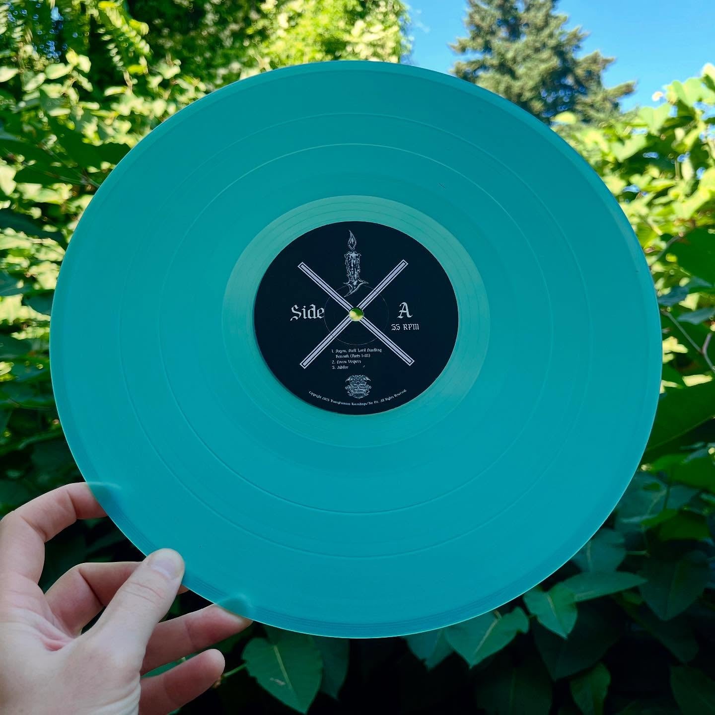 TAR PIT – Scrying the Angel Gate LP (blue translucent vinyl)