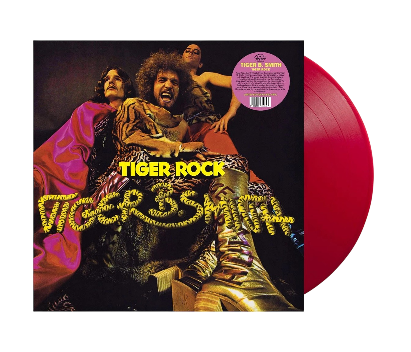 TIGER B. SMITH – Tiger Rock LP (red vinyl)