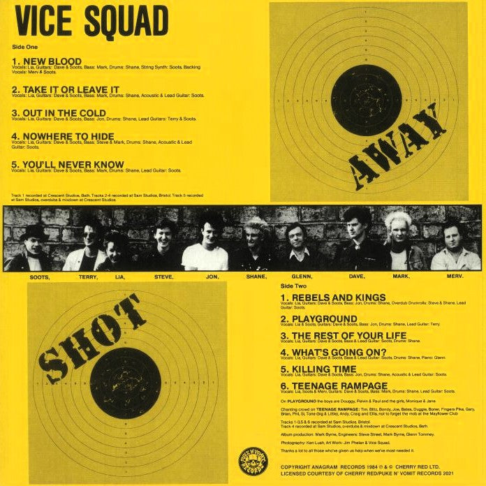 VICE SQUAD – Shot Away LP