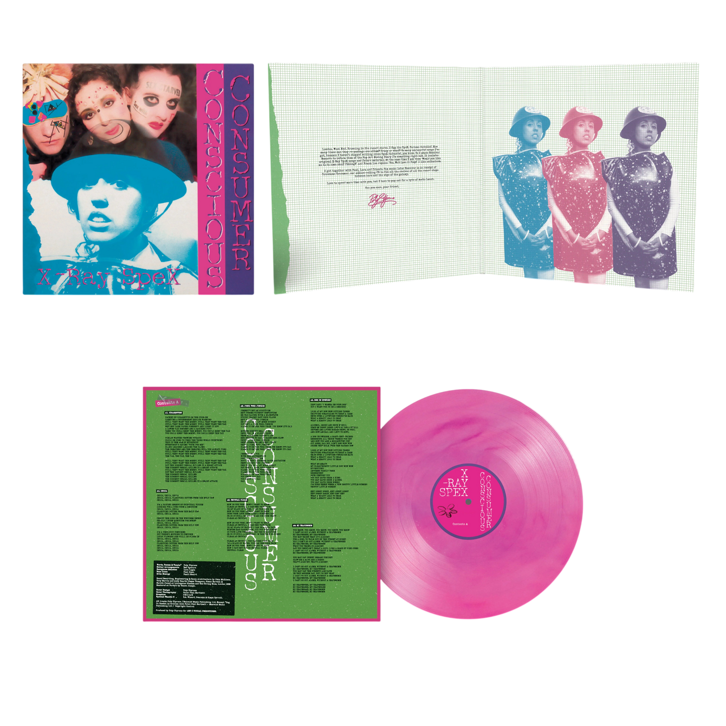 X-RAY SPEX – Conscious Consumer LP (color vinyl)
