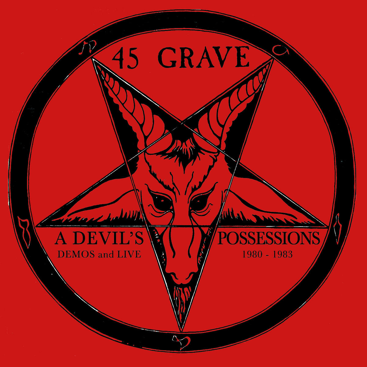 45 GRAVE – A Devil's Possessions - Demos & Live 1980-1983 LP (splatter vinyl)