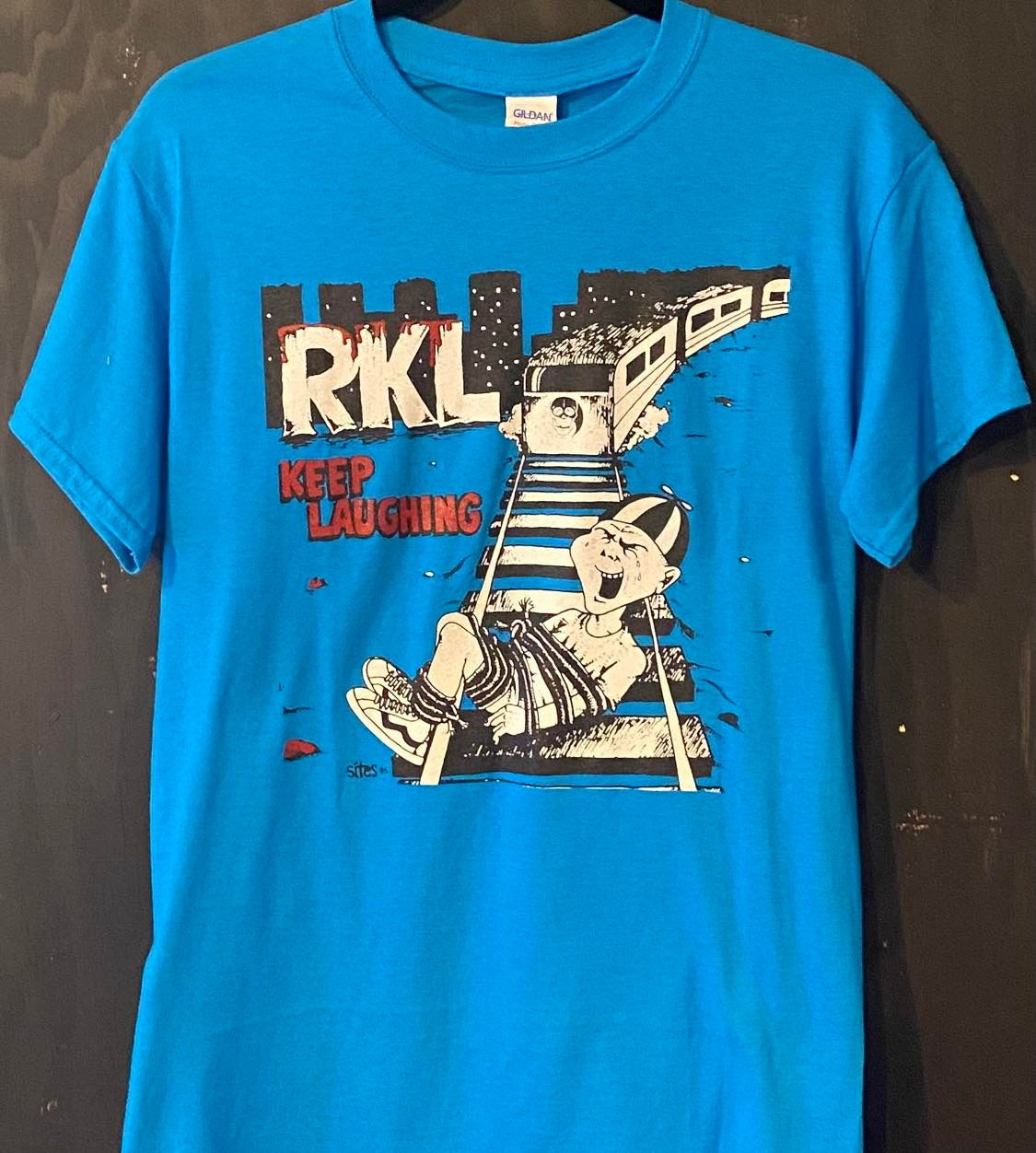 R.K.L. | Train Tracks Keep Laughing T-Shirt