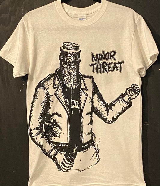 MINOR THREAT | Bottled Violence T-Shirt (White)