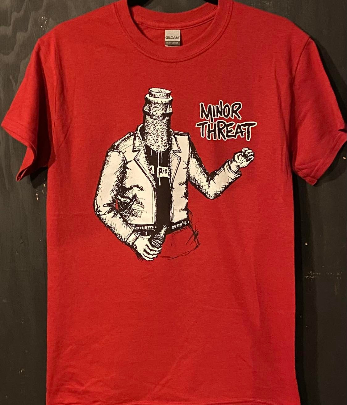 MINOR THREAT | Bottled Violence T-Shirt (Red)