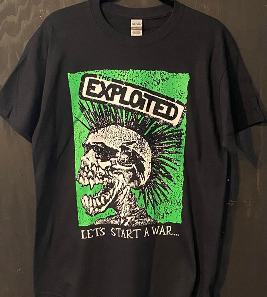 EXPLOITED | Let's Start A War T-Shirt (Green)