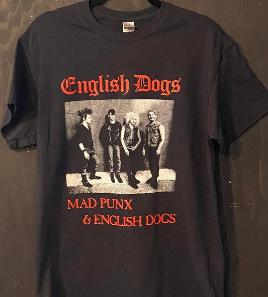 ENGLISH DOGS | Mad Punx T-Shirt (Black)
