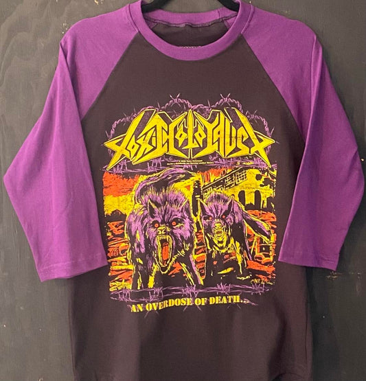 TOXIC HOLOCAUST | An Overdose of Death Raglan T-Shirt
