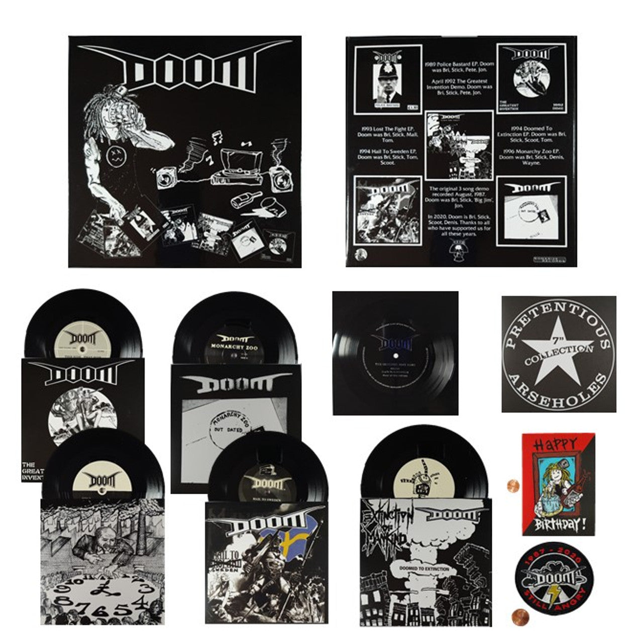 DOOM – Pretentious Arseholes 7" Collection Box Set