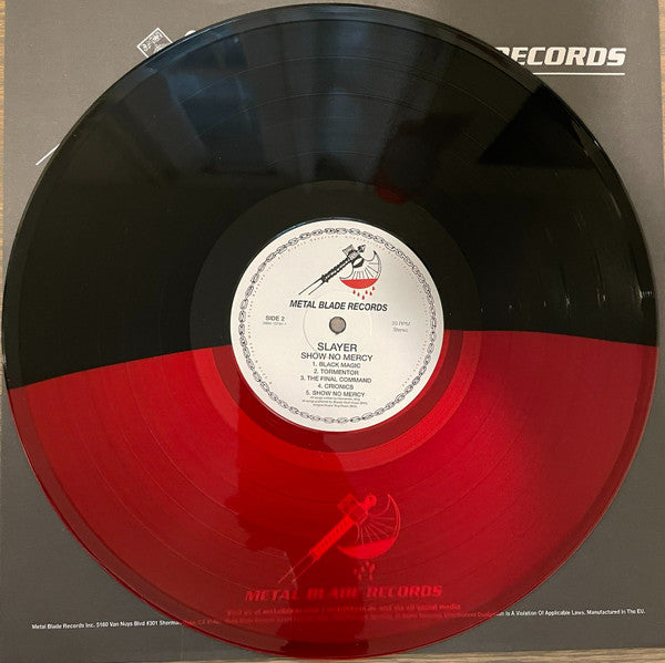 SLAYER – Show No Mercy LP (red/black split vinyl)