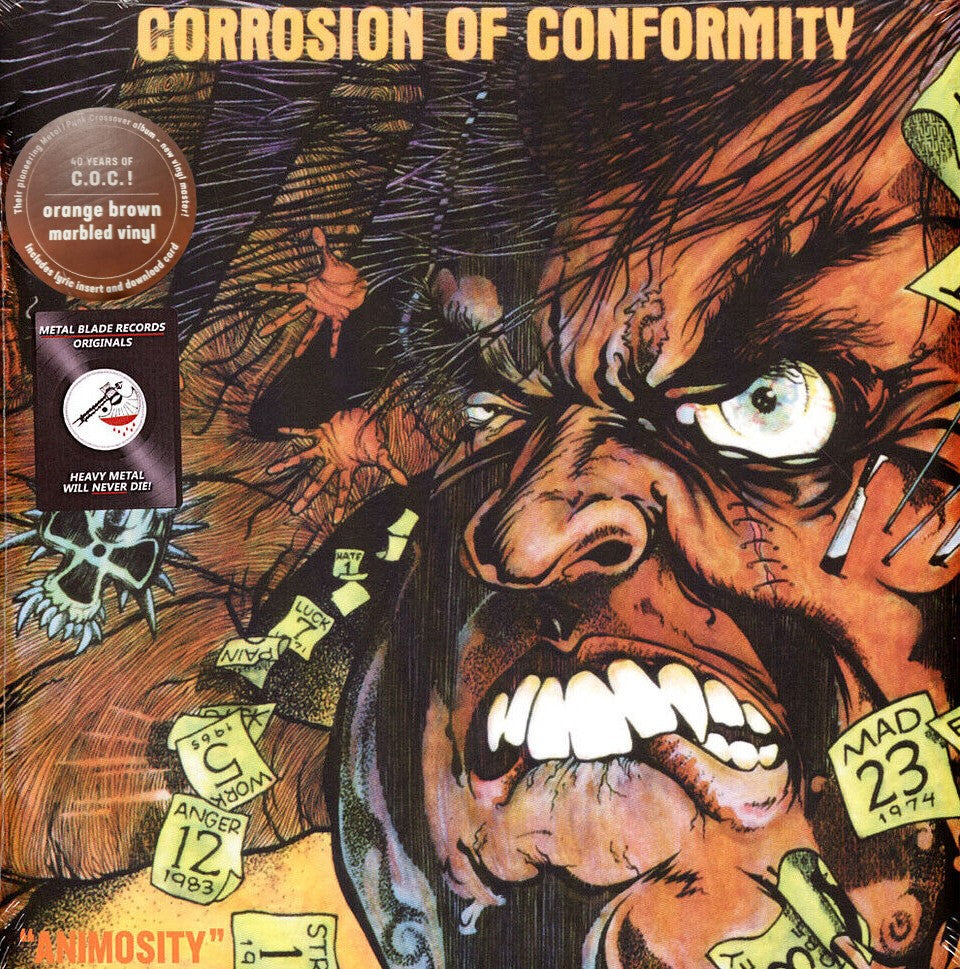 CORROSION OF CONFORMITY – Animosity LP (orange/brown marbled vinyl)