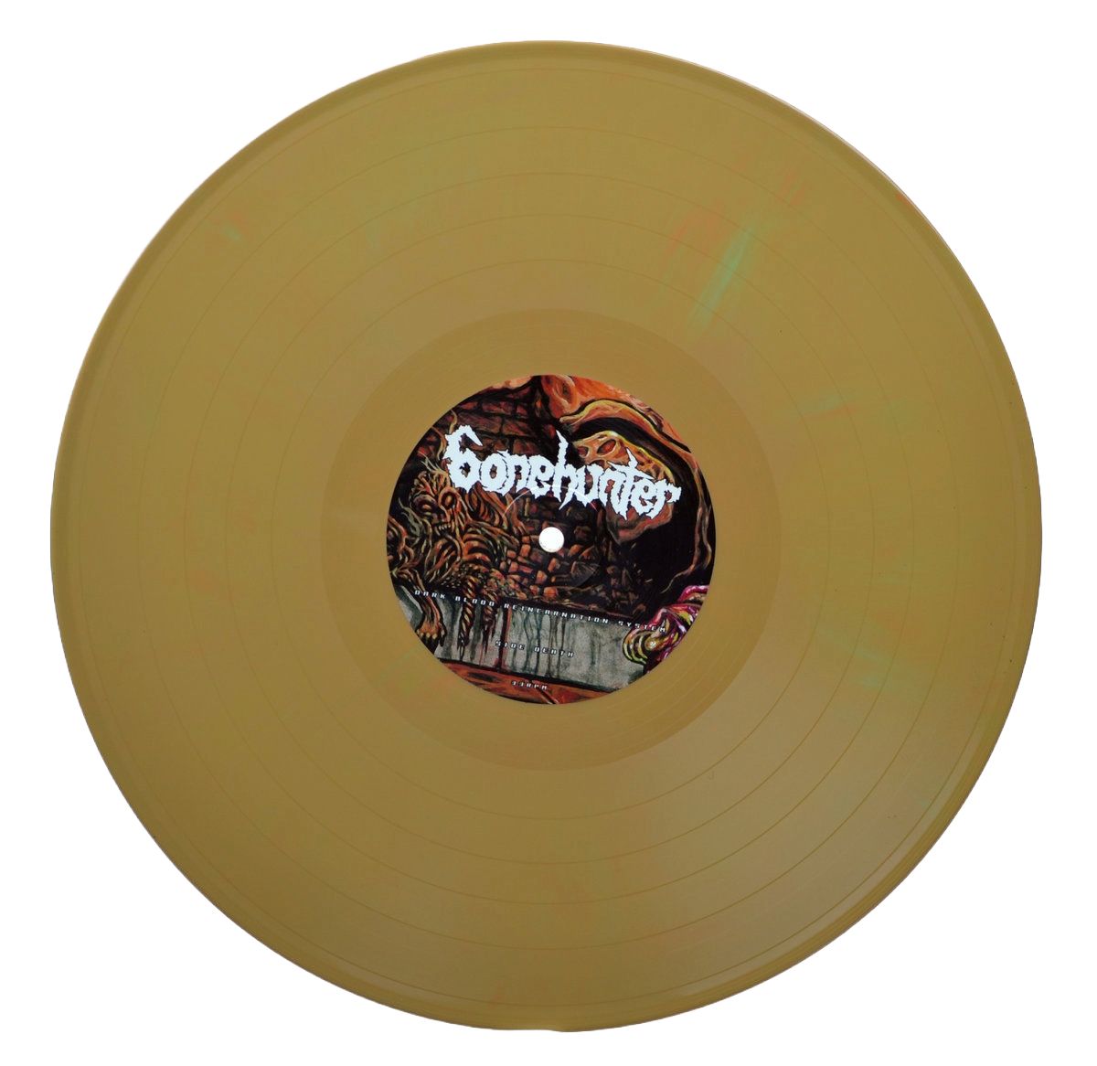 BONEHUNTER – Dark Blood Reincarnation System LP (orange/green galaxy vinyl)