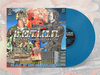 L.O.T.I.O.N. – W.A.R. In The Digital Realm LP ("Crystal Blue" vinyl)