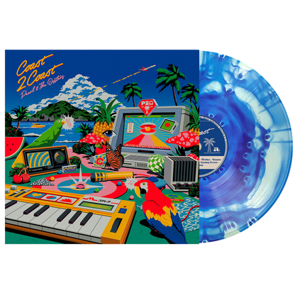 PEARL & THE OYSTERS – Coast 2 Coast LP (blue wave vinyl)