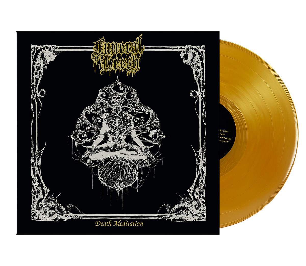 FUNERAL LEECH – Death Meditation LP (gold vinyl)