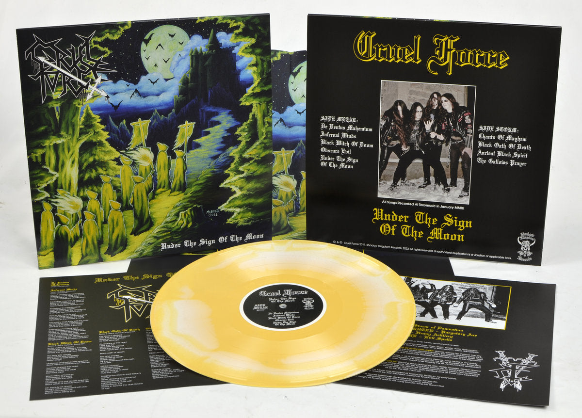 CRUEL FORCE – Under The Sign Of The Moon LP ("Ancient Moon" vinyl)