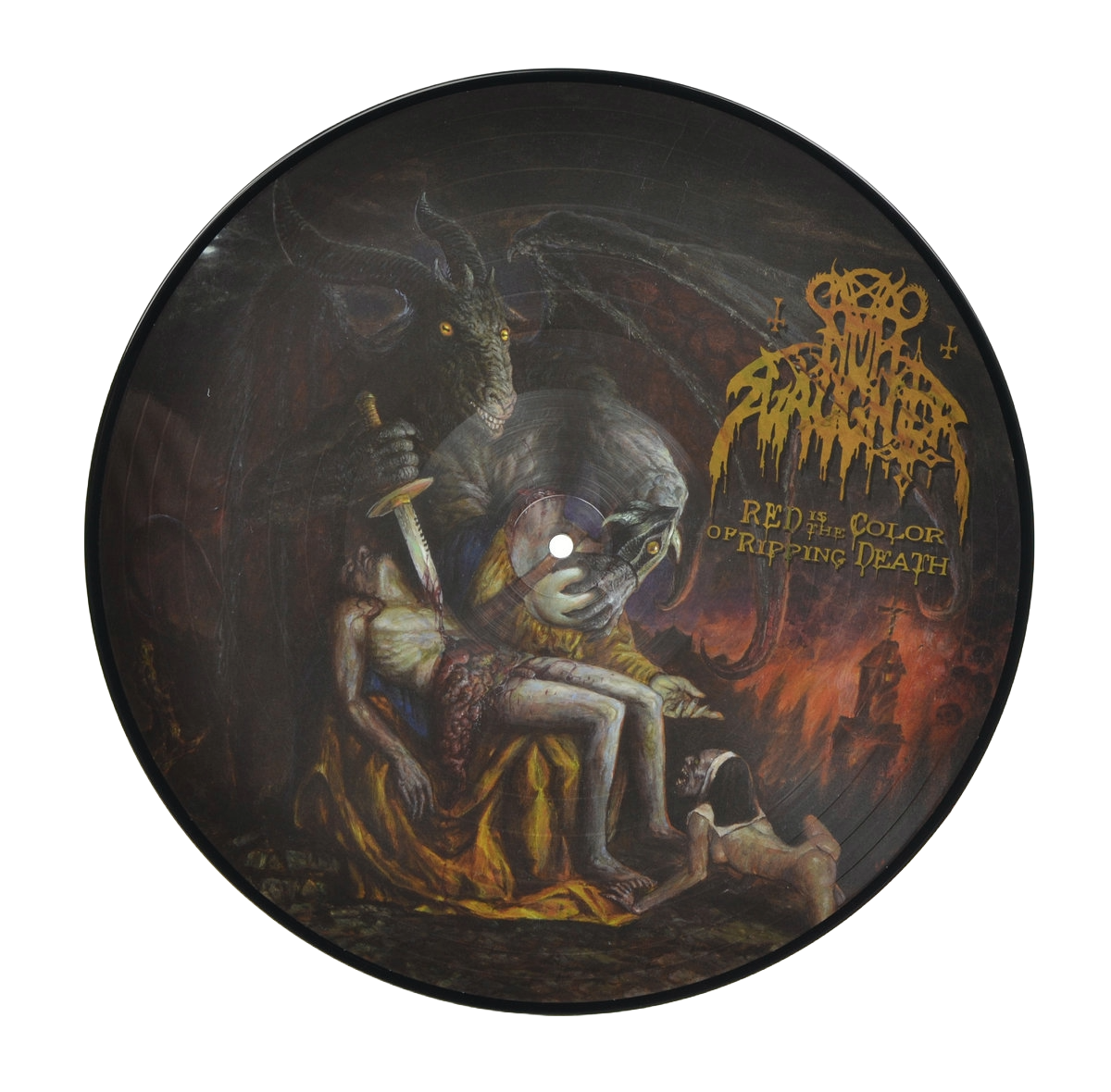 NUNSLAUGHTER – Red Is The Color Of Ripping Death LP (picture disc)