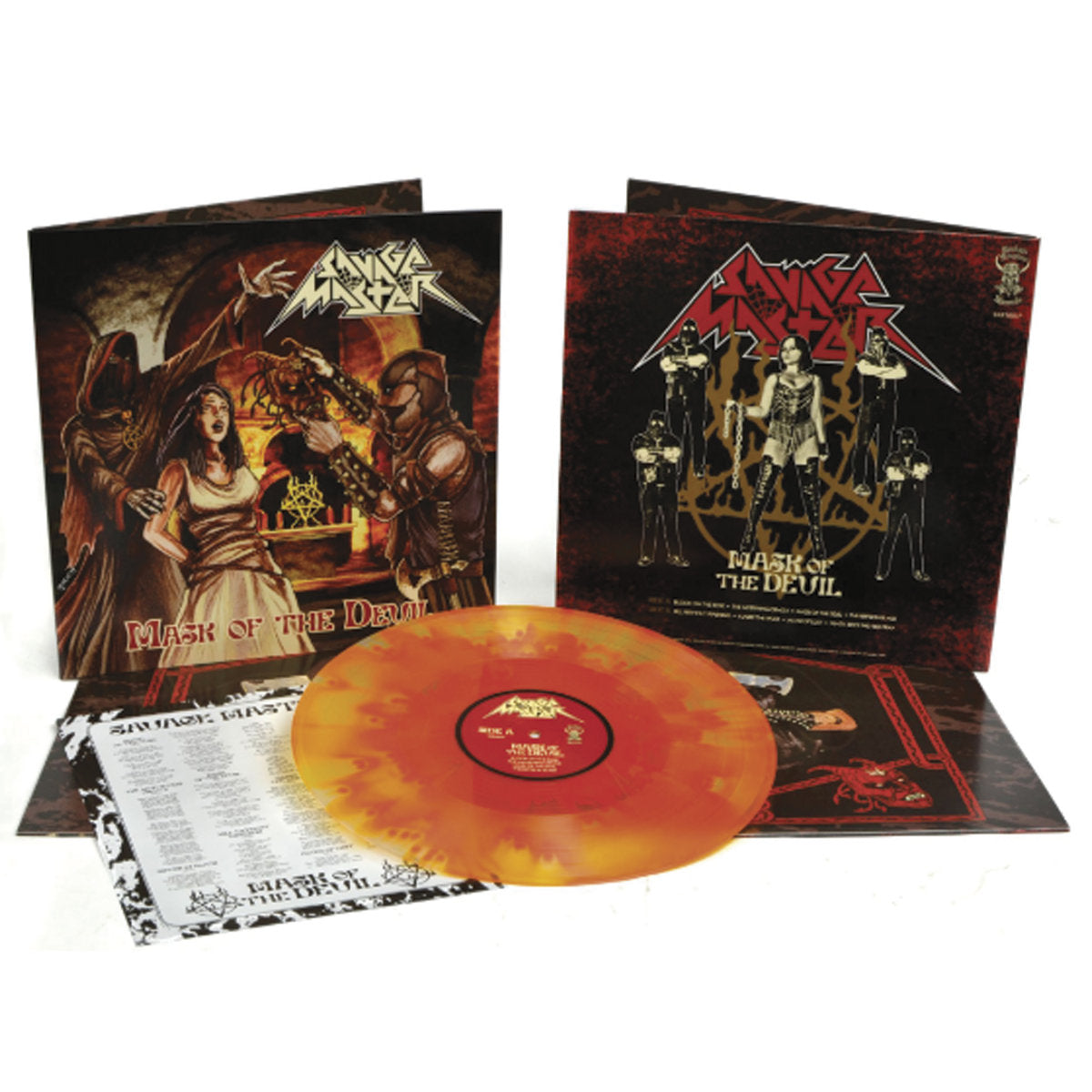 SAVAGE MASTER – Mask Of The Devil LP ("Mystifying Oracle" orange vinyl)