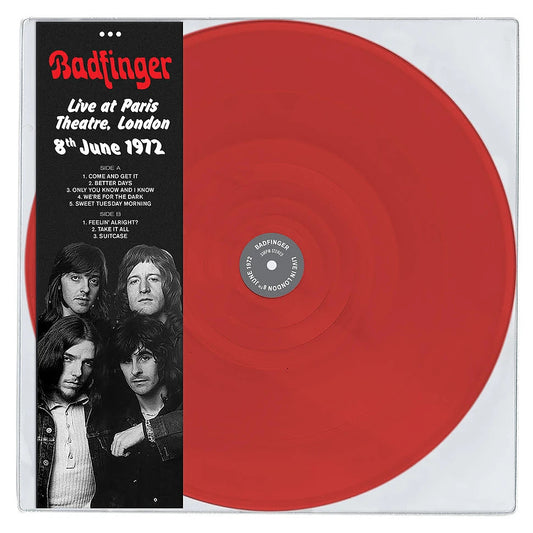 BADFINGER – Live At Paris Theatre • London 6/8/1972 LP (red vinyl)