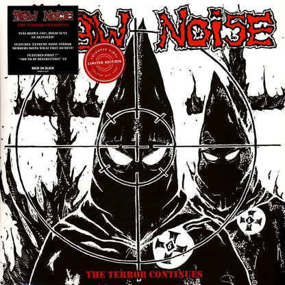 RAW NOISE – The Terror Continues LP (red vinyl)