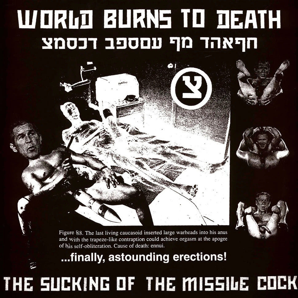 WORLD BURNS TO DEATH – The Sucking Of The Missile Cock LP (color vinyl)