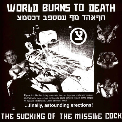 WORLD BURNS TO DEATH – The Sucking Of The Missile Cock LP (color vinyl)