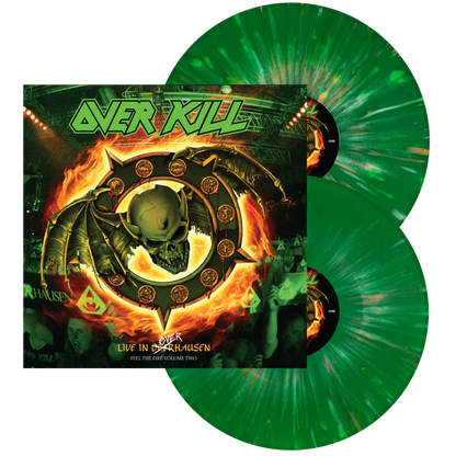 OVERKILL – Live In Overhausen Feel The Fire Volume Two 2xLP (green/orange/yellow splatter)