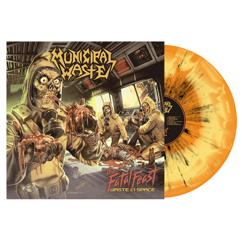 MUNICIPAL WASTE – The Fatal Feast (Waste In Space) LP (yellow/orange/black splatter vinyl)