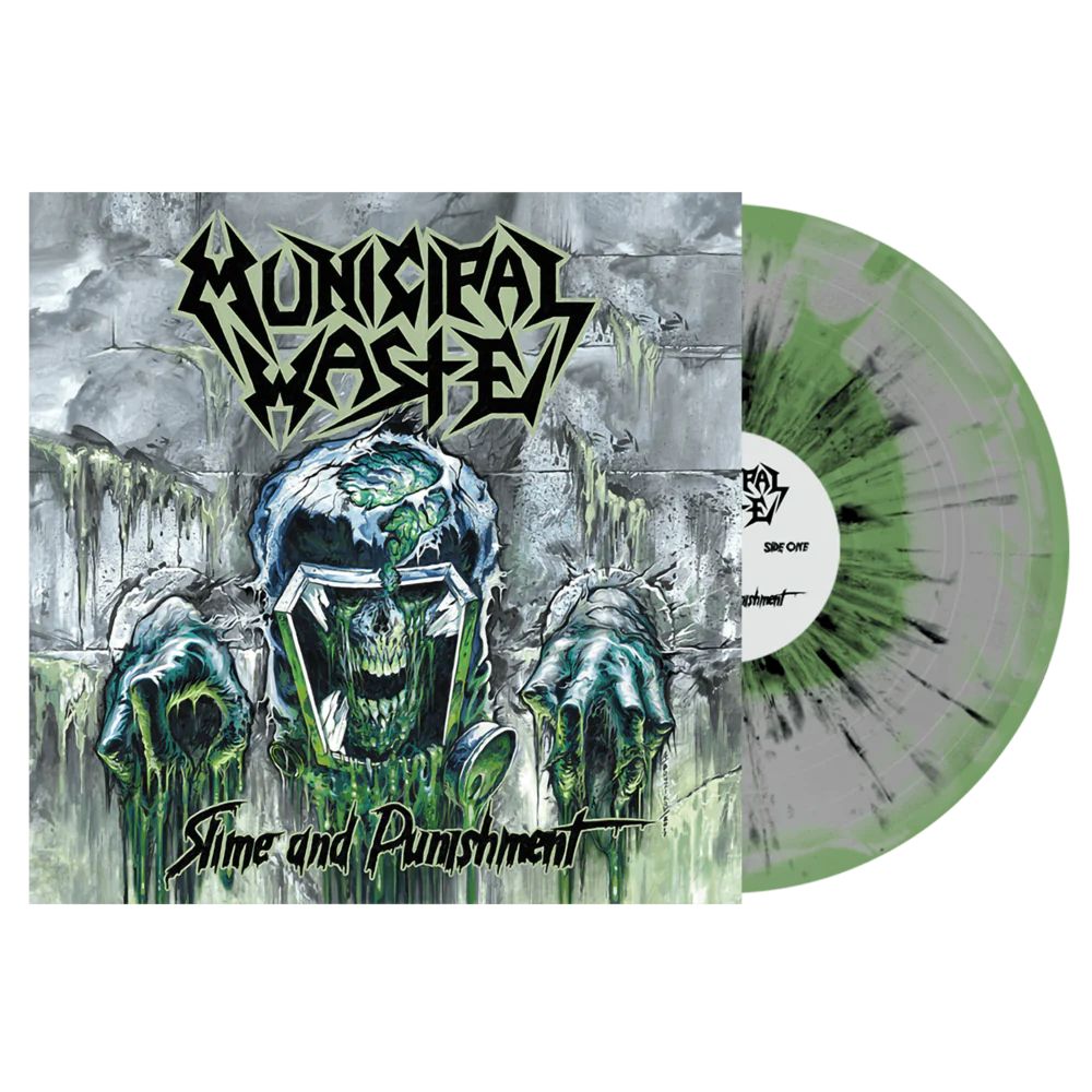 MUNICIPAL WASTE – Slime And Punishment LP (mint green/gray/black splatter vinyl)