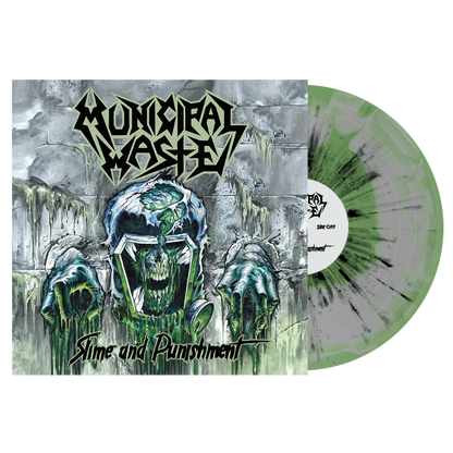 MUNICIPAL WASTE – Slime And Punishment LP (mint green/gray/black splatter vinyl)