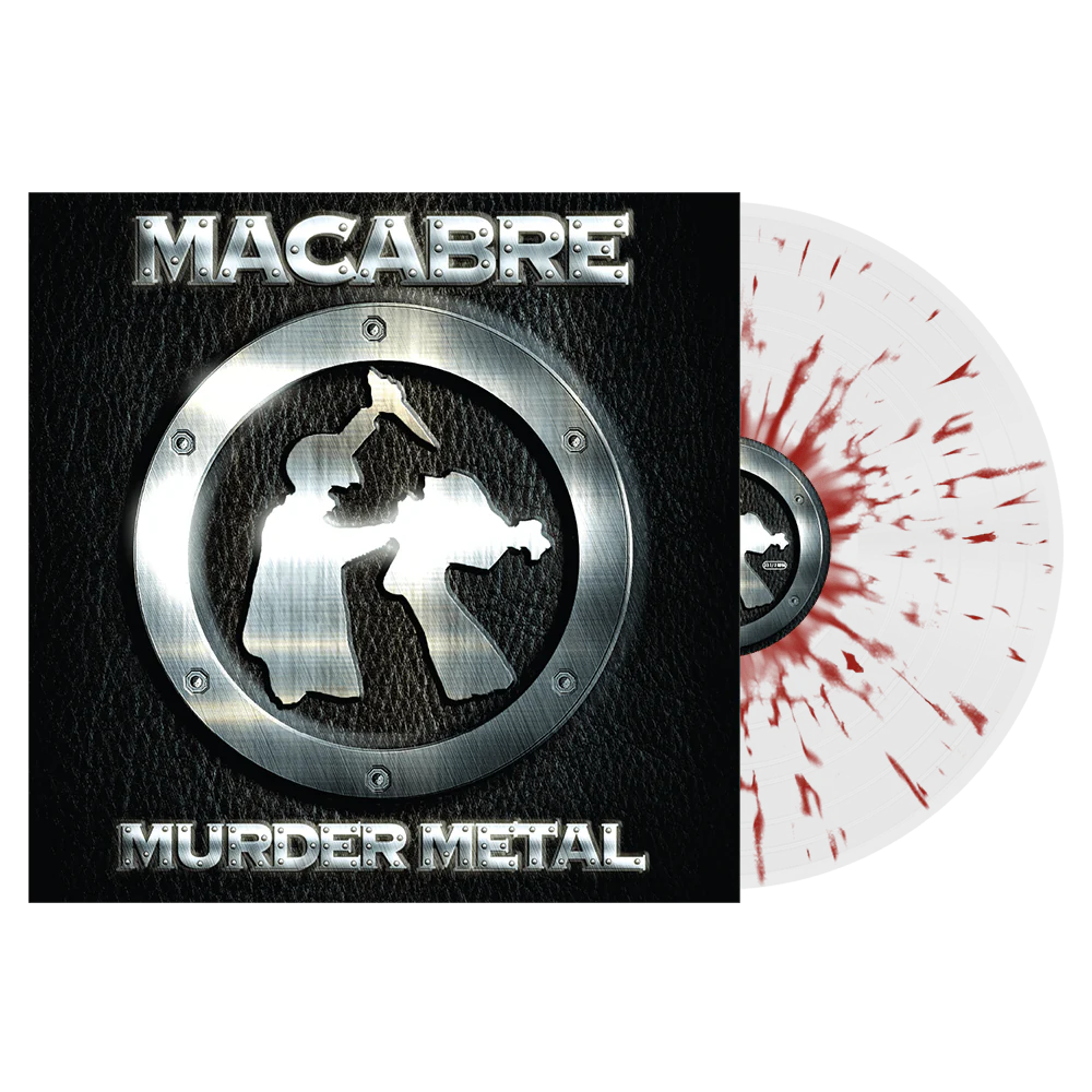 MACABRE – Murder Metal LP (clear/blood splatter vinyl)